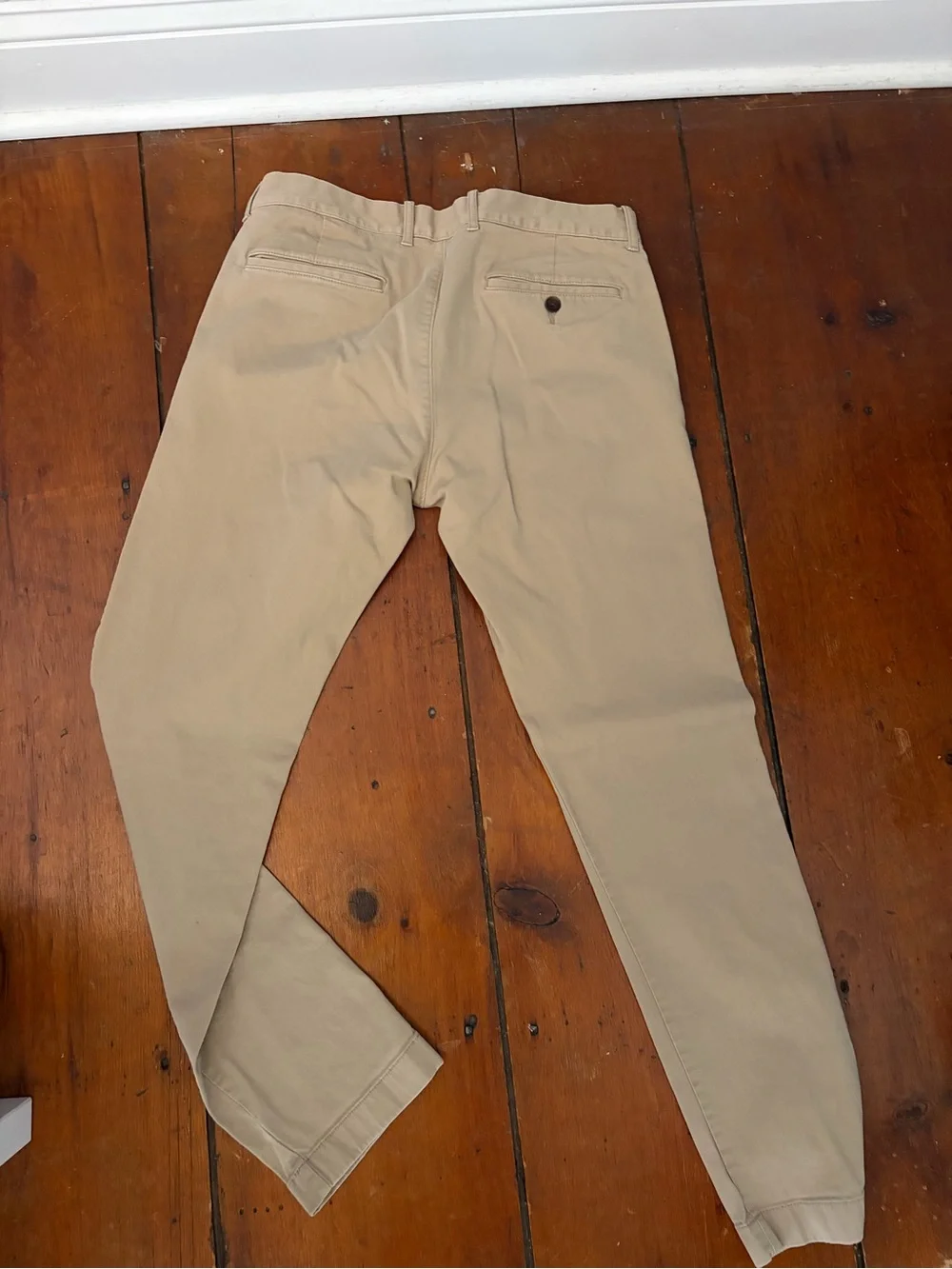 J. Crew Slim Khaki Chino Pants in Light Beige